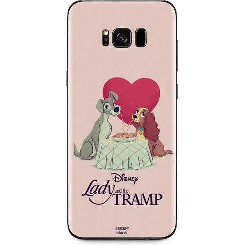 Disney Lady & The Tramp Spaghetti Dinner Galaxy S8 Skin