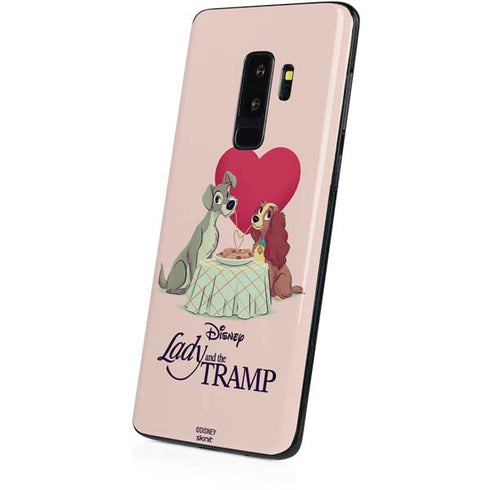 Disney Lady & The Tramp Spaghetti Dinner Galaxy S9 Plus Skin