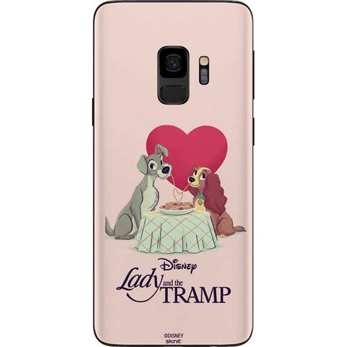 Disney Lady & The Tramp Spaghetti Dinner Galaxy S9 Skin