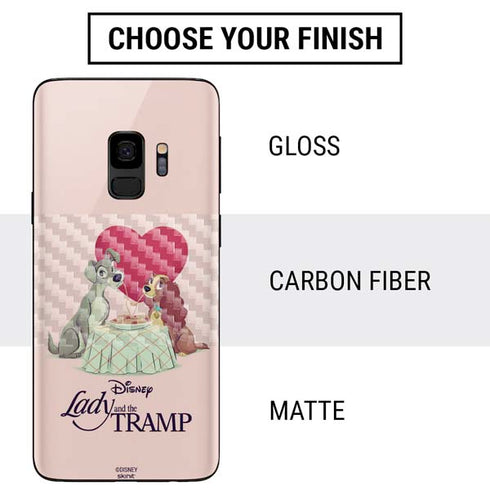 Disney Lady & The Tramp Spaghetti Dinner Galaxy S9 Skin