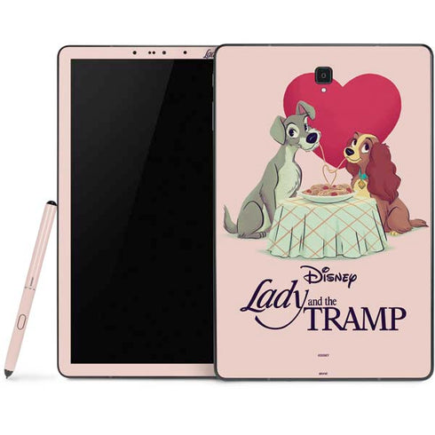 Disney Lady & The Tramp Spaghetti Dinner Samsung Galaxy Tab Skin