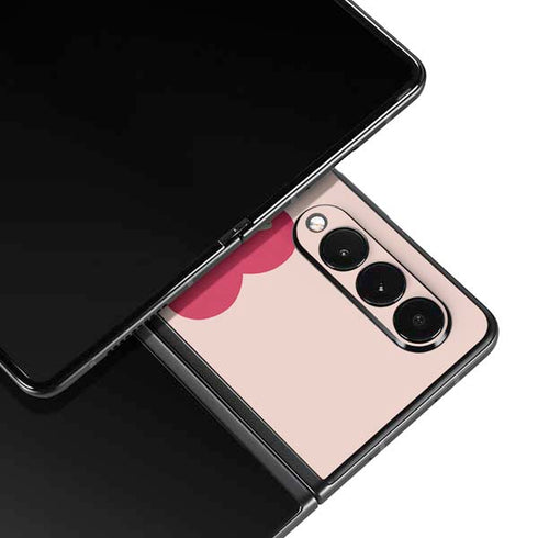 Disney Lady & The Tramp Spaghetti Dinner Galaxy Z Fold4 5G Skin