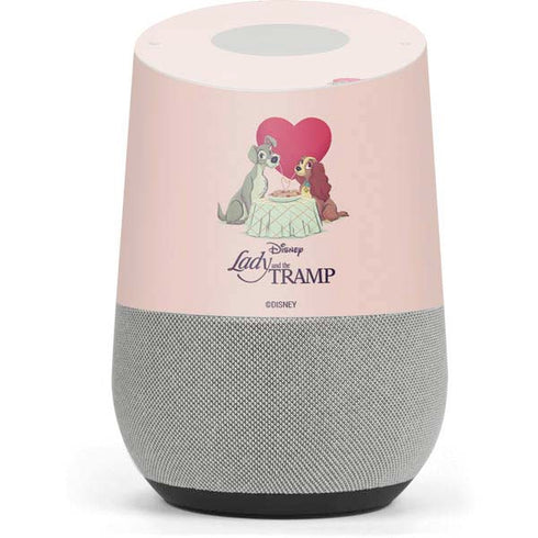 Disney Lady & The Tramp Spaghetti Dinner Google Home Skin