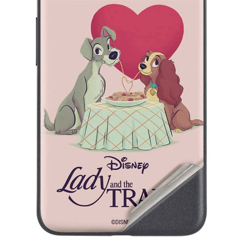 Disney Lady & The Tramp Spaghetti Dinner Google Pixel 4a 5G Skin