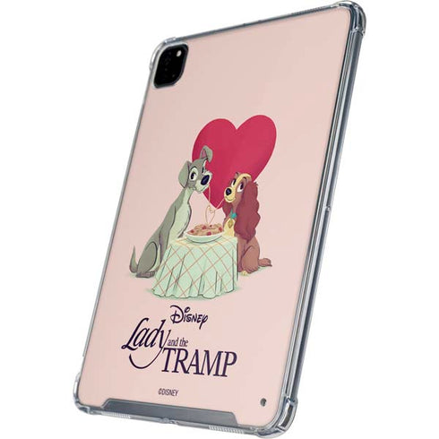 Disney Lady & The Tramp Spaghetti Dinner iPad Pro 12.9in (2020) Clear Case