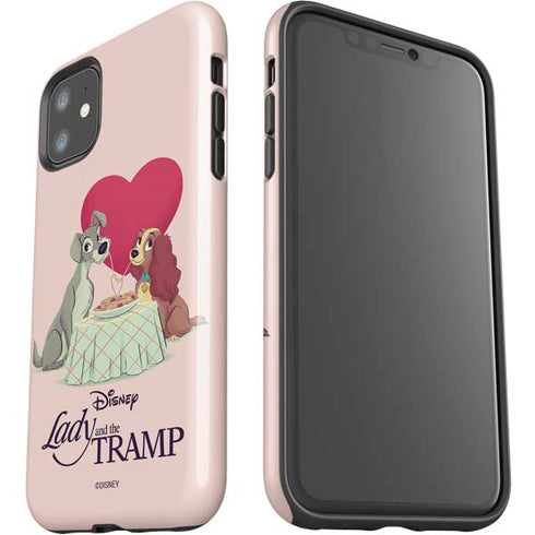 Disney Lady & The Tramp Spaghetti Dinner iPhone 11 Impact Case