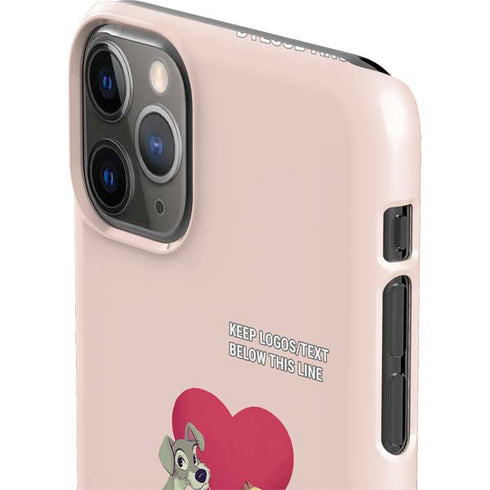 Disney Lady & The Tramp Spaghetti Dinner iPhone 11 Pro Max Lite Case