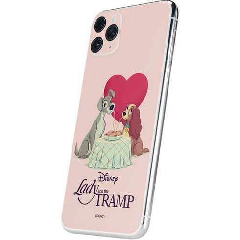 Disney Lady & The Tramp Spaghetti Dinner iPhone 11 Pro Max Skin