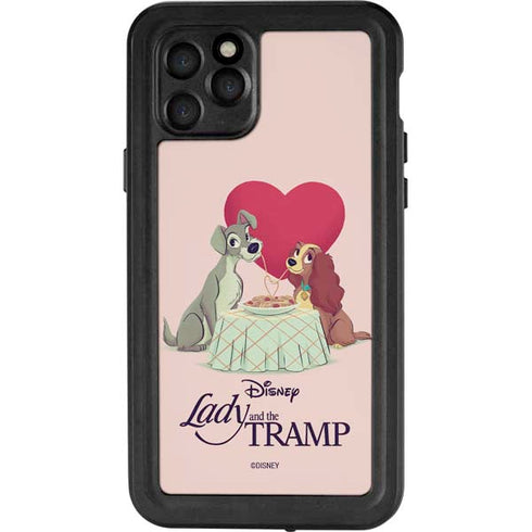 Disney Lady & The Tramp Spaghetti Dinner iPhone 11 Pro Waterproof Case