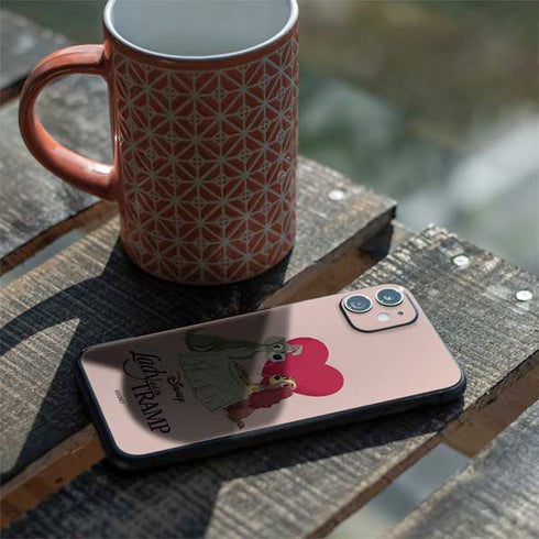 Disney Lady & The Tramp Spaghetti Dinner iPhone 11 Skin