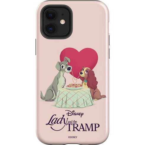 Disney Lady & The Tramp Spaghetti Dinner iPhone 12 Impact Case