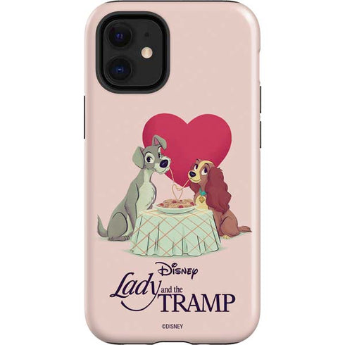 Disney Lady & The Tramp Spaghetti Dinner iPhone 12 Mini Impact Case
