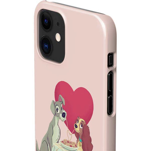 Disney Lady & The Tramp Spaghetti Dinner iPhone 12 Mini Lite Case