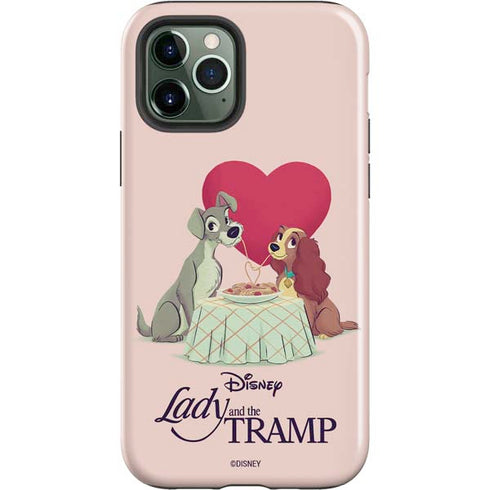 Disney Lady & The Tramp Spaghetti Dinner iPhone 12 Pro Impact Case