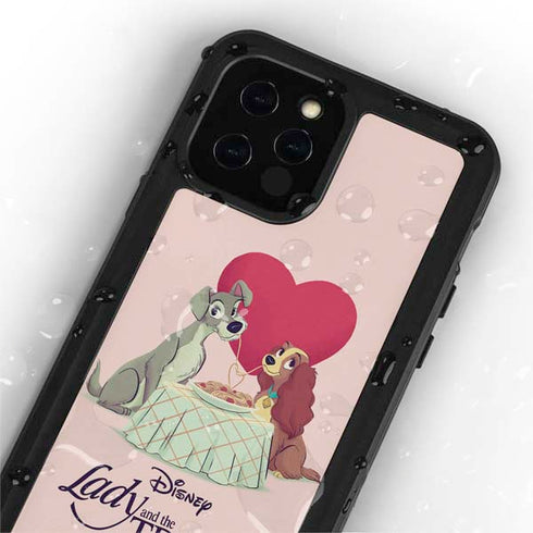 Disney Lady & The Tramp Spaghetti Dinner iPhone 12 Pro Max Waterproof Case