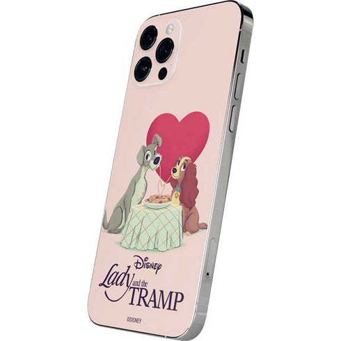 Disney Lady & The Tramp Spaghetti Dinner iPhone 12 Pro Skin