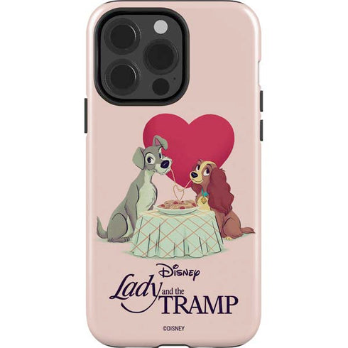 Disney Lady & The Tramp Spaghetti Dinner iPhone 13 Pro Impact Case