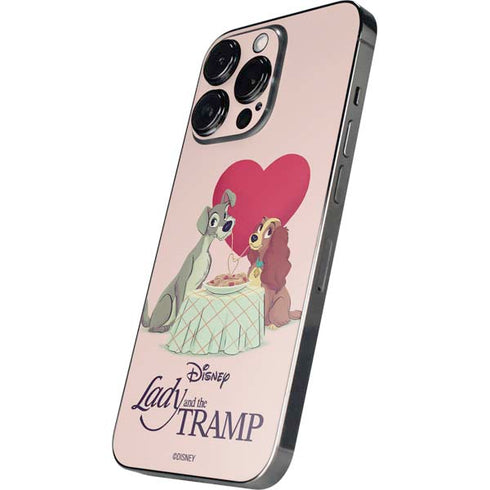 Disney Lady & The Tramp Spaghetti Dinner iPhone 13 Pro Max Skin