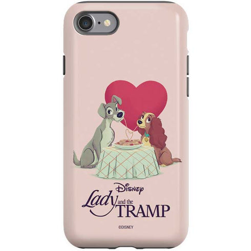 Disney Lady & The Tramp Spaghetti Dinner iPhone SE (2nd & 3rd Gen) Pro Case