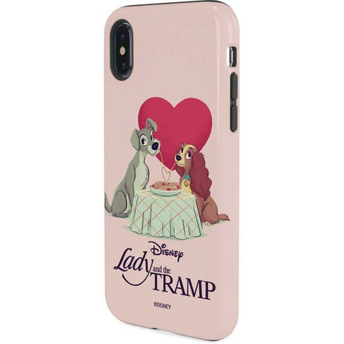 Disney Lady & The Tramp Spaghetti Dinner iPhone X Pro Case