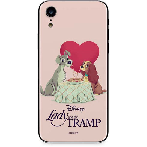 Disney Lady & The Tramp Spaghetti Dinner iPhone XR Skin