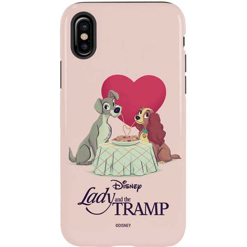 Disney Lady & The Tramp Spaghetti Dinner iPhone XS Pro Case