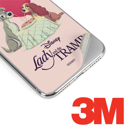 Disney Lady & The Tramp Spaghetti Dinner iPhone XS Skin