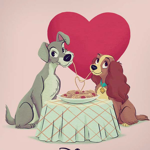 Disney Lady & The Tramp Spaghetti Dinner iPhone XS Skin