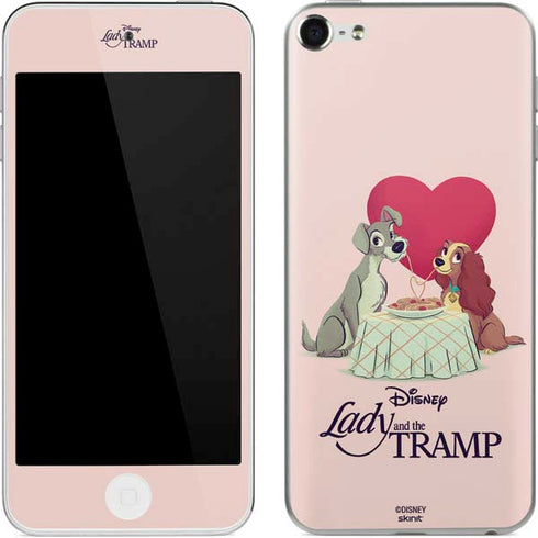 Disney Lady & The Tramp Spaghetti Dinner Apple iPod Skin