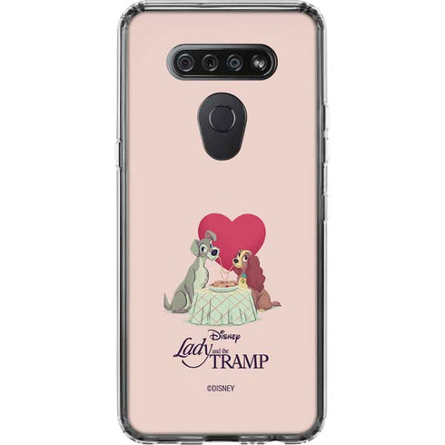 Disney Lady & The Tramp Spaghetti Dinner LG K51/Q51 Clear Case