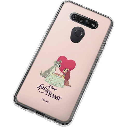Disney Lady & The Tramp Spaghetti Dinner LG K51/Q51 Clear Case
