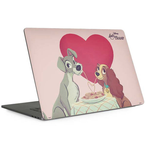 Disney Lady & The Tramp Spaghetti Dinner Apple MacBook Pro 15-inch Skin