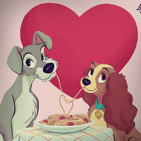 Disney Lady & The Tramp Spaghetti Dinner Apple MacBook Pro 15-inch Skin