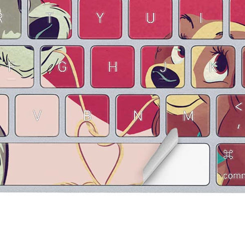Disney Lady & The Tramp Spaghetti Dinner Magic Keyboard Skin