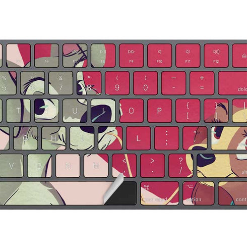Disney Lady & The Tramp Spaghetti Dinner Magic Keyboard with Numeric Keypad Skin