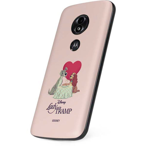 Disney Lady & The Tramp Spaghetti Dinner Moto E5 Play Skin