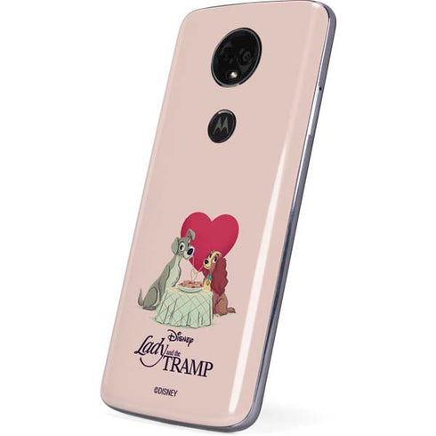 Disney Lady & The Tramp Spaghetti Dinner Moto E5 Plus Skin