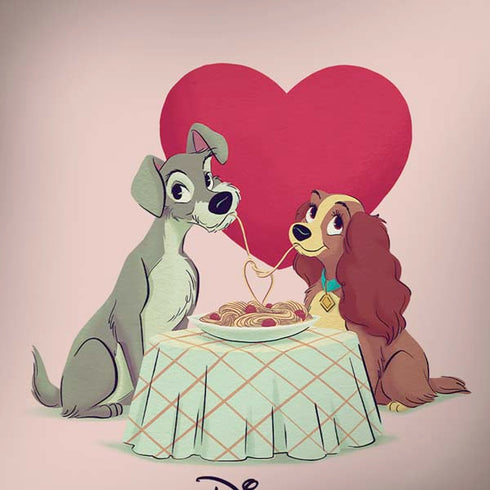 Disney Lady & The Tramp Spaghetti Dinner Moto G6 Skin