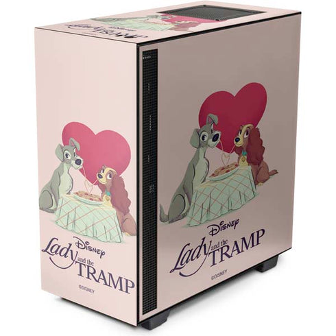 Disney Lady & The Tramp Spaghetti Dinner NZXT H510 Compact ATX Mid-Tower Case Skin