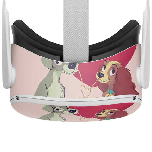 Disney Lady & The Tramp Spaghetti Dinner Oculus Quest 2 Skin
