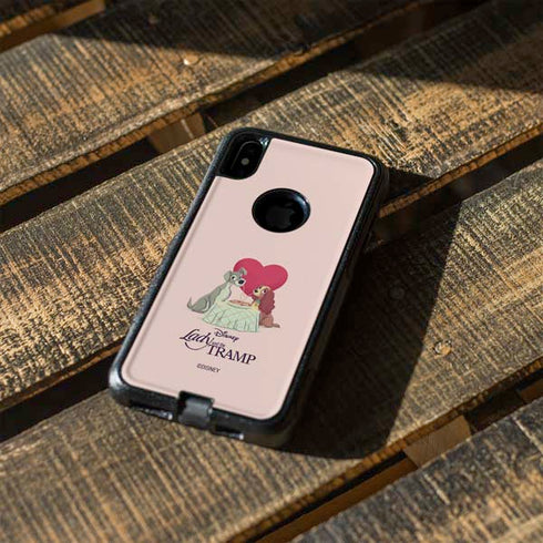 Disney Lady & The Tramp Spaghetti Dinner Otterbox Commuter iPhone Skin