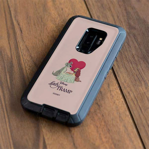 Disney Lady & The Tramp Spaghetti Dinner Otterbox Defender Galaxy Skin