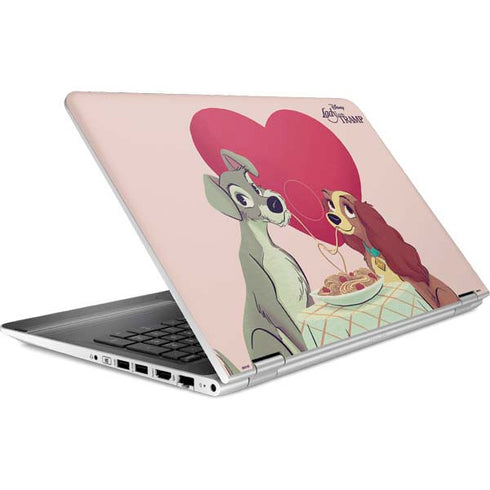 Disney Lady & The Tramp Spaghetti Dinner HP Pavilion Skin