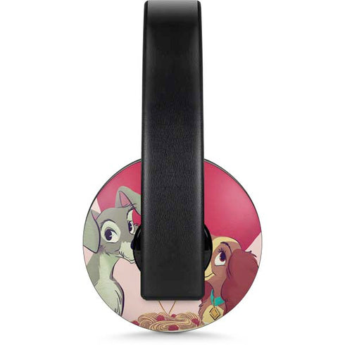 Disney Lady & The Tramp Spaghetti Dinner PlayStation 4 Gold Wireless Headset Skin