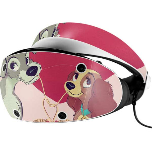 Disney Lady & The Tramp Spaghetti Dinner PlayStation VR2 Skin