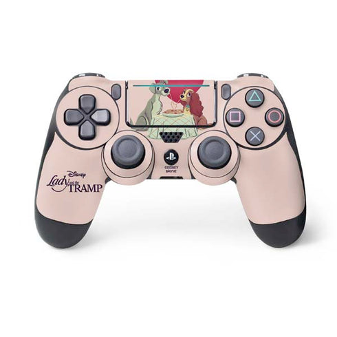Disney Lady & The Tramp Spaghetti Dinner PS4 Pro/Slim Controller Skin