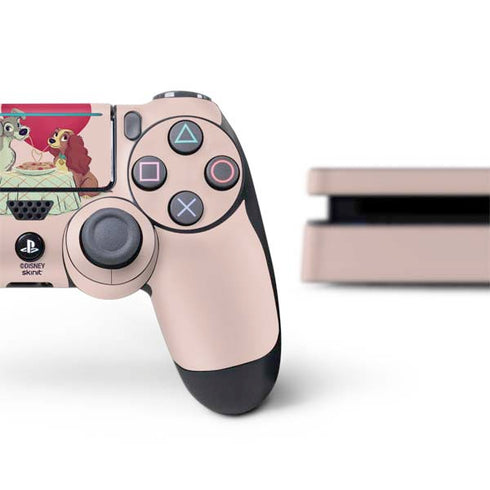 Disney Lady & The Tramp Spaghetti Dinner PS4 Slim Bundle Skin