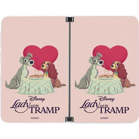 Disney Lady & The Tramp Spaghetti Dinner Surface Duo Skin