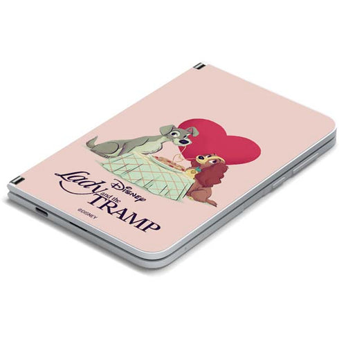 Disney Lady & The Tramp Spaghetti Dinner Surface Duo Skin