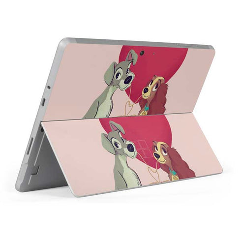 Disney Lady & The Tramp Spaghetti Dinner Surface Go Skin
